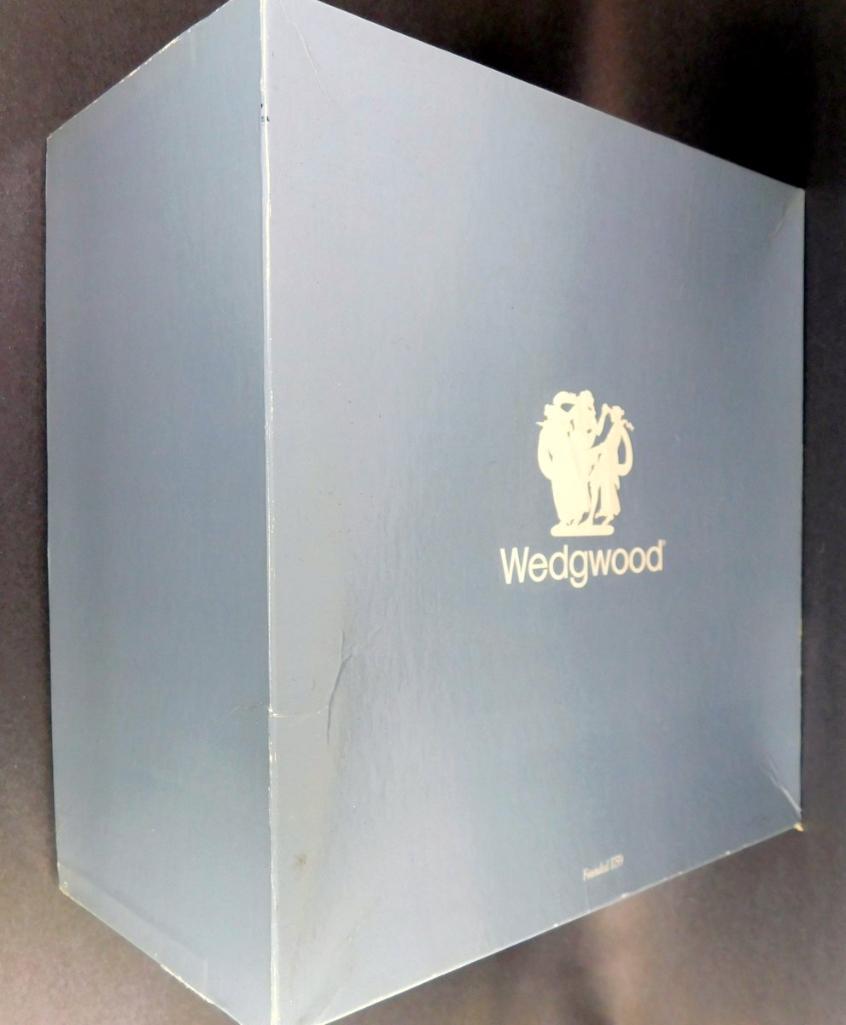Wedgwood Blue Jasperware Fruit Bowl with Original Box