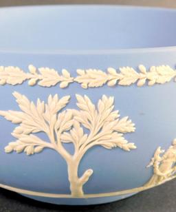 Wedgwood Blue Jasperware Fruit Bowl with Original Box