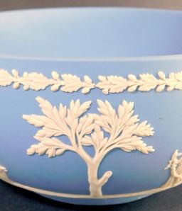 Wedgwood Blue Jasperware Fruit Bowl with Original Box