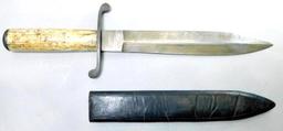 Confederate States Army CSA Civil War Era Bowie Knife & Scabbard