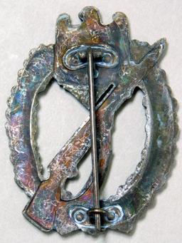 WWII Army Wehrmacht Bronze Infantry Assault Badge