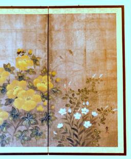 Japanese 4-panel Folding Screen Wall Art