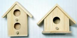 Small Wood Craft Birdhouses, 97 Units