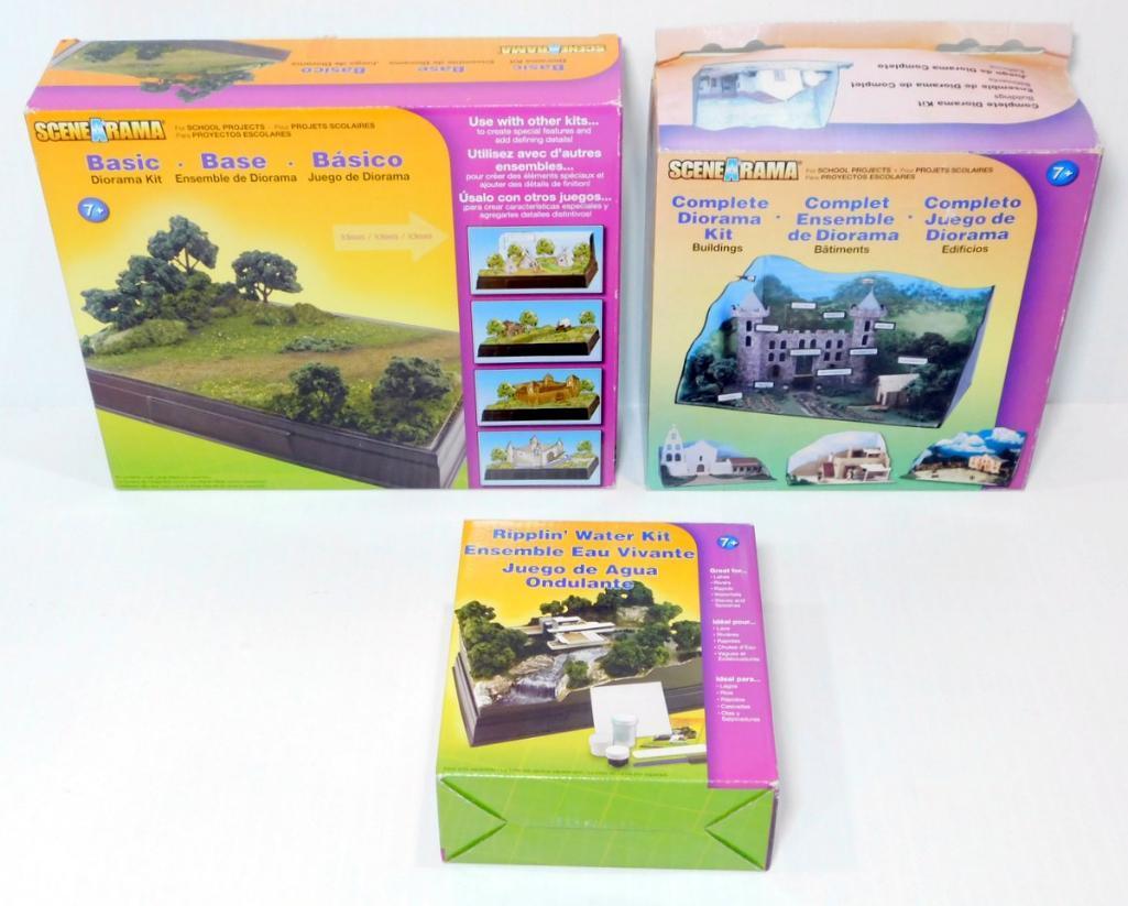 SceneArama Diorama Kits, 19 Units