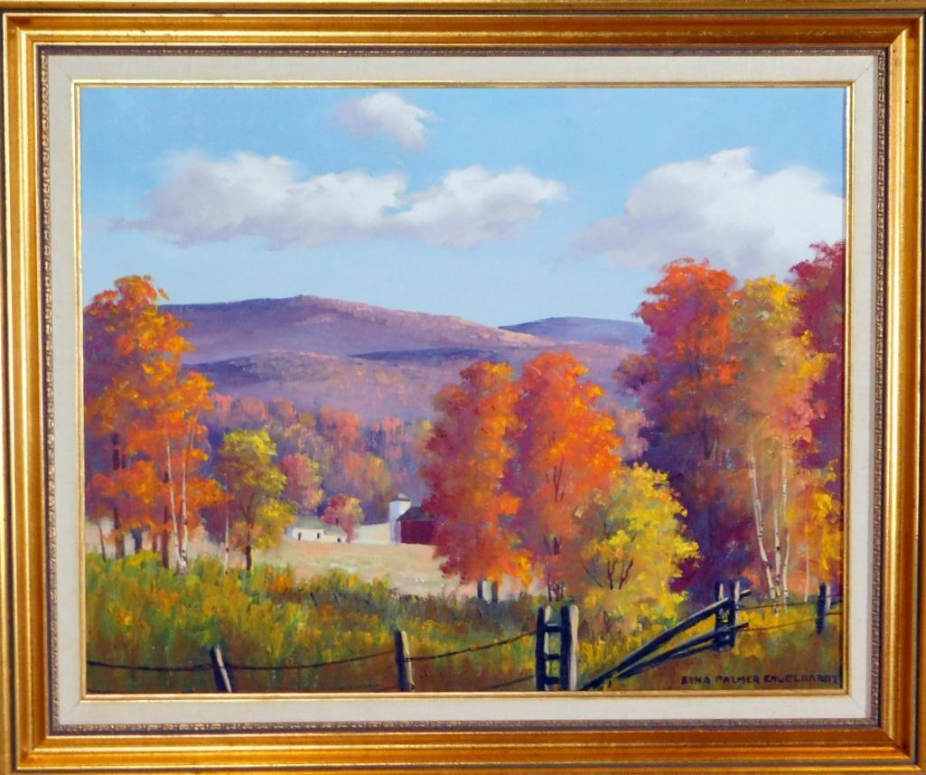 Edna Palmer Engelhardt Pocono Mountains Countryside, O/C