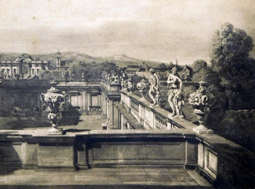 Canaletto, Der Furstl, Liechtensteinsche Sommerpalast In Der Rossau (Seitenansicht) Print
