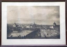 Giovanni Antonio Canal (Canaletto), Wien Vom Belvedere Print