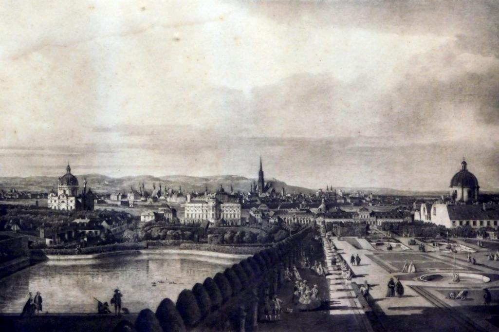 Giovanni Antonio Canal (Canaletto), Wien Vom Belvedere Print