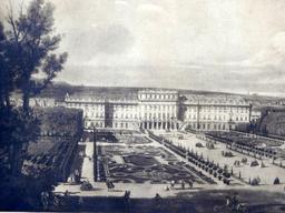 Giovanni Antonio Canal (Canaletto), Schonbrunn (Gartenseite) Print