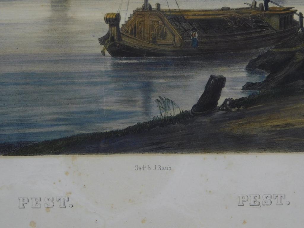 Two European Color-Toned Lithographs