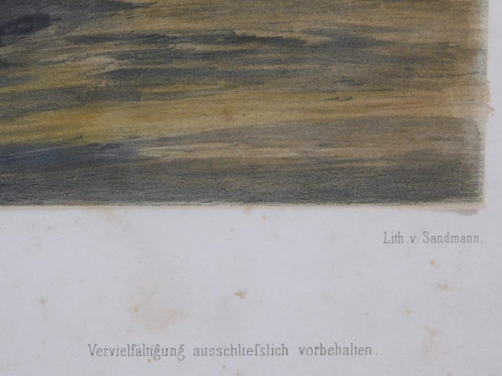 Two European Color-Toned Lithographs