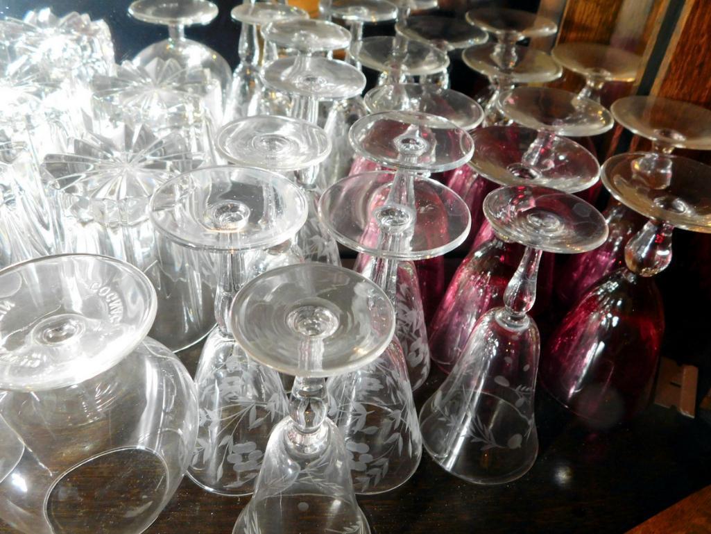 Assorted Barware and Glassware