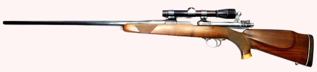 Mauser 98 Barreled .338 WIN MAG Rifle, w/ Leupold Scope