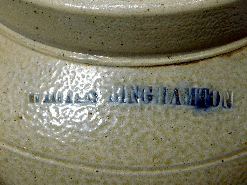 Whites Binghamton, NY Stoneware Batter Jug