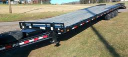 PJ Trailers 30' Bumper Pull Pro Series Triaxle Deckover Trailer