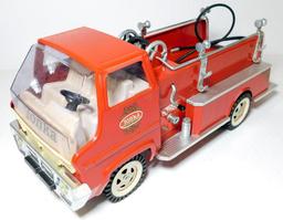 Tonka No. 926 Pumper Fire Truck w/ Original Box, Includes Two Hoses and Metal Hydrant