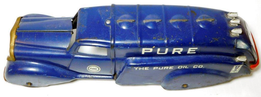 Antique Metalcraft 'Pure Oil' Pressed Steel Toy Truck, 1920s