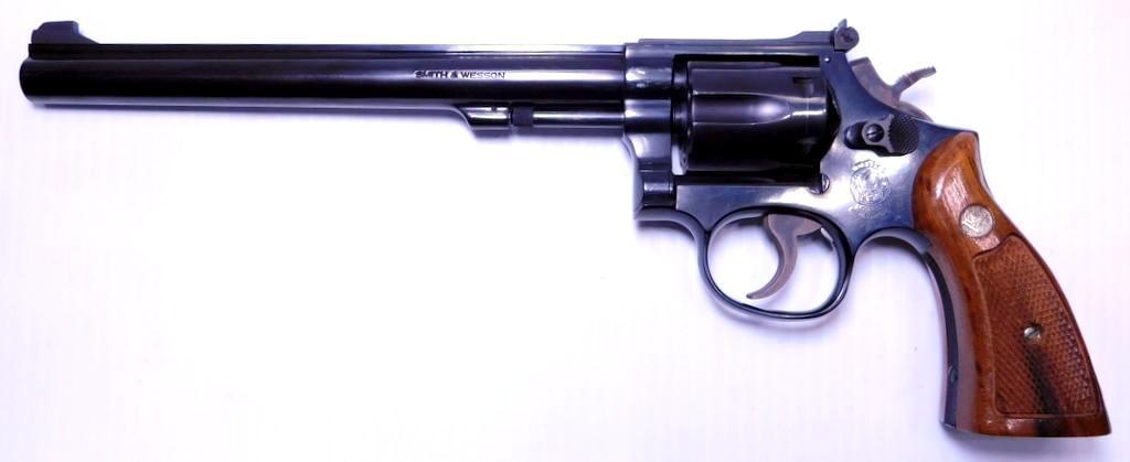 Smith & Wesson Model 48-4 .22 Magnum Cal 6-shot Revolver, Rare 8 3/8 Inch Barrel