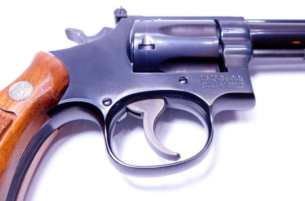 Smith & Wesson Model 48-4 .22 Magnum Cal 6-shot Revolver, Rare 8 3/8 Inch Barrel