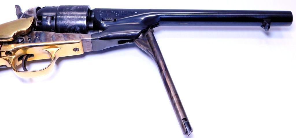 Navy Arms Co. .44 Cal Black Powder Revolver w/ Shoulder Stock