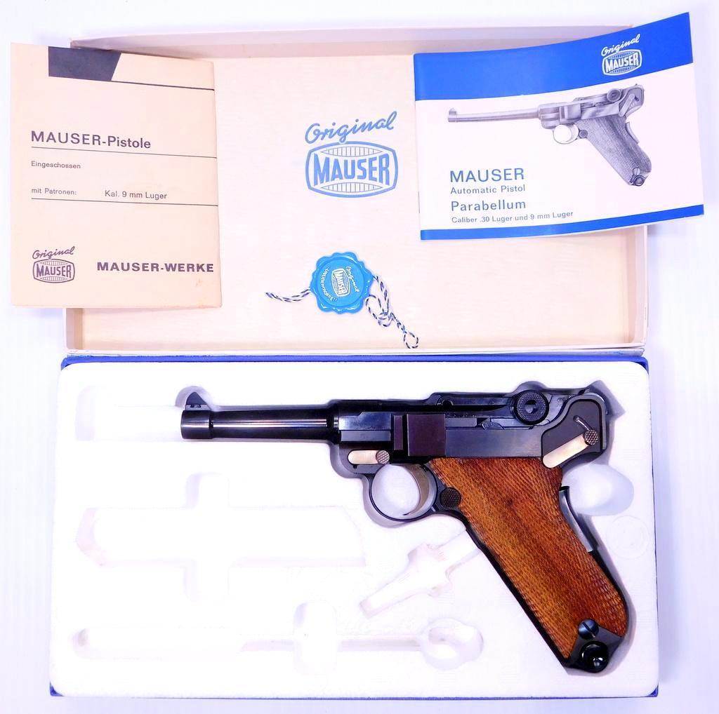 Interarms Mauser Parabellum 9mm Luger Semi-auto Pistol w/Original Box