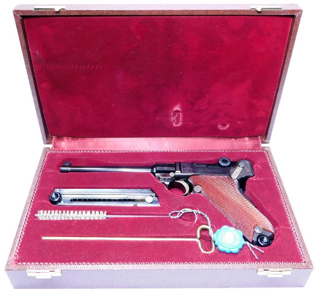 Interarms Mauser Parabellum American Eagle .30 Luger Caliber Semi-auto Pistol, Cased