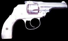 Hopkins & Allen .32 Caliber Hammerless Safety Police Revolver w/MOP Grips