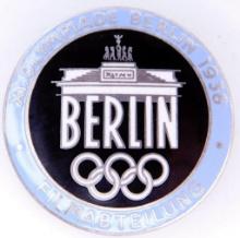 German WWII 1936 Berlin Summer Olympics Film Maker Badge