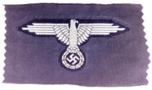 German WWII Waffen SS Officers Sleeve Eagle