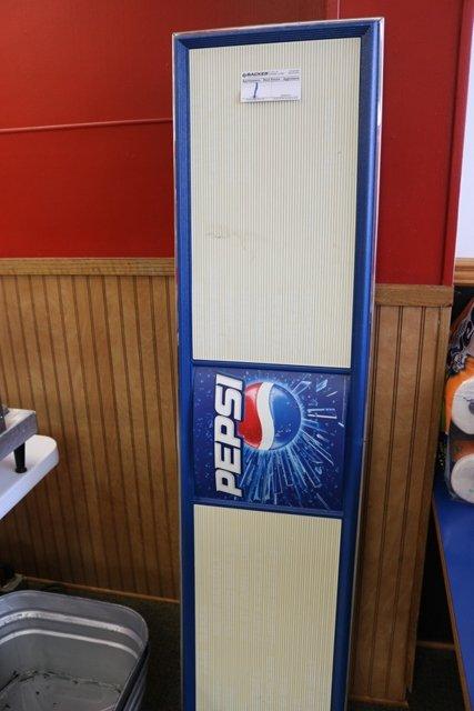 6' Pepsi menu board - no letters