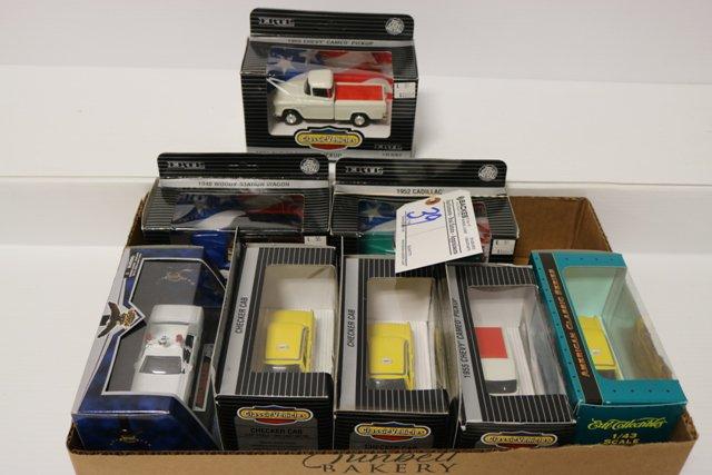 8 - 1/43 Ertl die cast scale cars