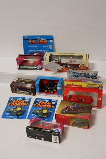 Box to go - 10 die cast trucks & cars