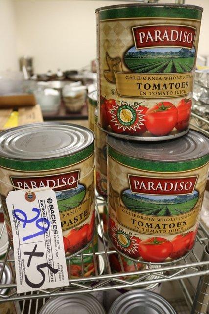 Cans tomato & sauce
