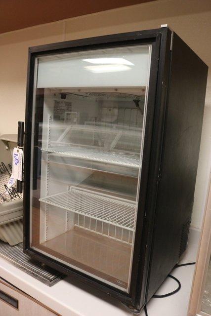 True QDM-07F counter top glass door freezer