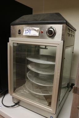 Star pass thru heated pizza display cabinet