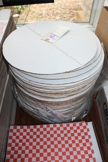 14" Round pizza circles