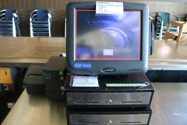 6 Station Radiant Systems Aloha POS register System with slip printers - Ca