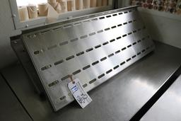 Times 2 - 14" x 36" stainless wall mount shelves with brackets