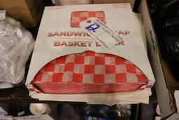 12 x 12" sandwich wrap (2 open boxes)