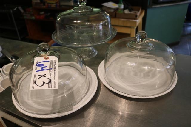 Times 3 - Glass cake stands