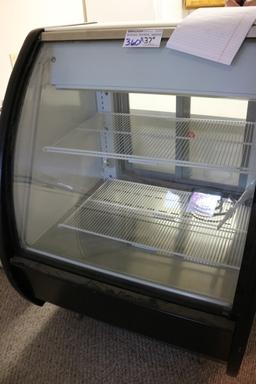 37" Refrigerated lighted display case - AS IS - does not cool