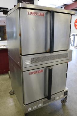 2009 Blodgett Zephaire gas stacked convection ovens