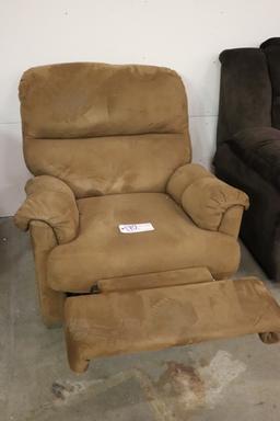 Brown recliner