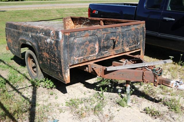 Pickup box trailer