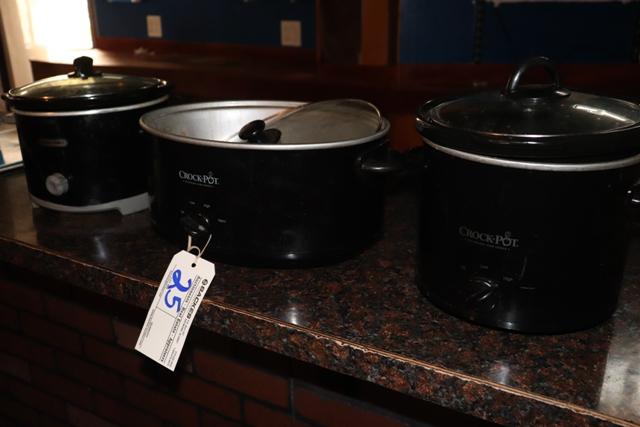 All to go - 3 crockpots