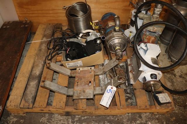 Pall to go - misc pumps, coils, controls - buying in as is condition