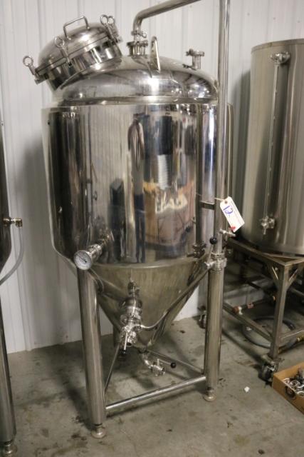 3 Barrel stainless jacketed fermentation tank