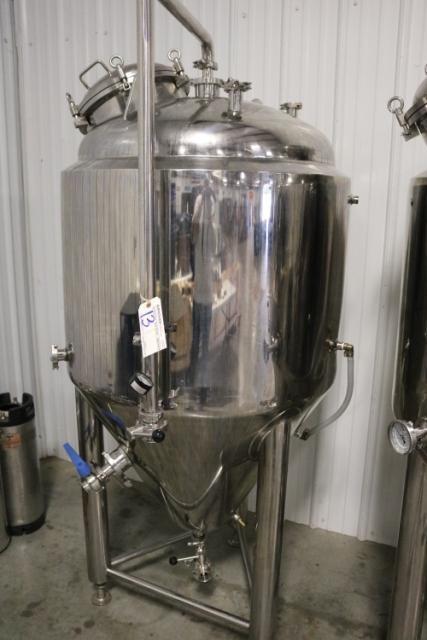 3 Barrel stainless jacketed fermentation tank