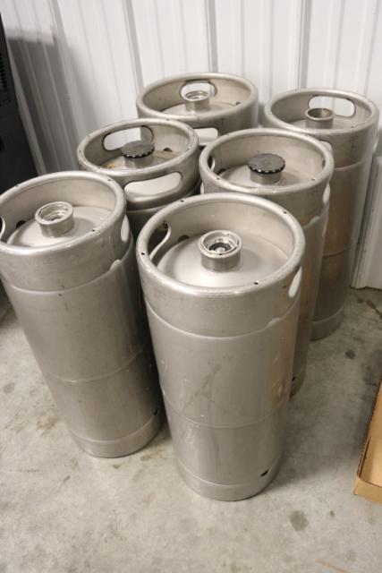 Times 5 - Kegco 1/6 - barrel stainless kegs