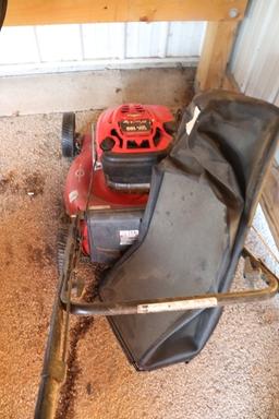 Troy Bilt True Cut 100 self propelled lawn mower with bagger - buying as is